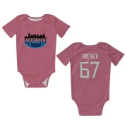 Chandler Brewer Tennessee Titans  Infant & Newborn Bodysuit - Pink