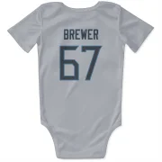 Chandler Brewer Tennessee Titans  Infant & Newborn Bodysuit - White