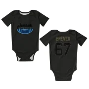 Chandler Brewer Tennessee Titans  Service Infant & Newborn Bodysuit - Black