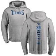 Darrell Baker Jr. Men's Tennessee Titans Pro Line Ash Backer Pullover Hoodie