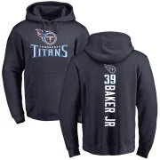 Darrell Baker Jr. Men's Tennessee Titans Pro Line Backer Pullover Hoodie Navy