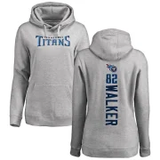 Delanie Walker Women's Tennessee Titans Pro Line Ash Backer Pullover Hoodie