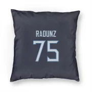 Dillon Radunz Tennessee Titans  Pillow Cover (18 X 18) - Navy