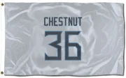 Julius Chestnut Tennessee Titans  Flag (3 X 5) - White