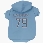 Lloyd Cushenberry III Tennessee Titans  Dog & Cat Pet Hoodie - Light Blue