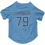 Lloyd Cushenberry III Tennessee Titans  Dog & Cat Pet Jersey - Light Blue