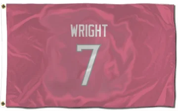 Matthew Wright Tennessee Titans  Flag (3 X 5) - Pink