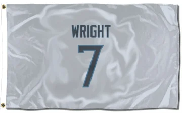 Matthew Wright Tennessee Titans  Flag (3 X 5) - White