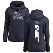 Nick Vannett Women's Tennessee Titans Pro Line Backer Pullover Hoodie Navy