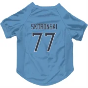 Peter Skoronski Tennessee Titans  Dog & Cat Pet Jersey - Light Blue