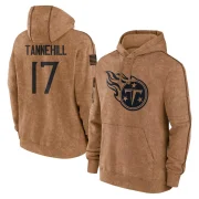 Ryan Tannehill Men's Tennessee Titans 2023 Salute To Service Club Pullover Hoodie Brown