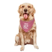 Stanley Morgan Jr. Tennessee Titans  Dog & Cat Pet Bandana - Pink