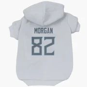 Stanley Morgan Jr. Tennessee Titans  Dog & Cat Pet Hoodie - White