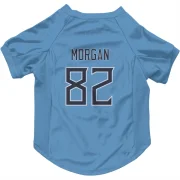 Stanley Morgan Jr. Tennessee Titans  Dog & Cat Pet Jersey - Light Blue